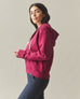 Women's Midweight Full Zip - Beet Red